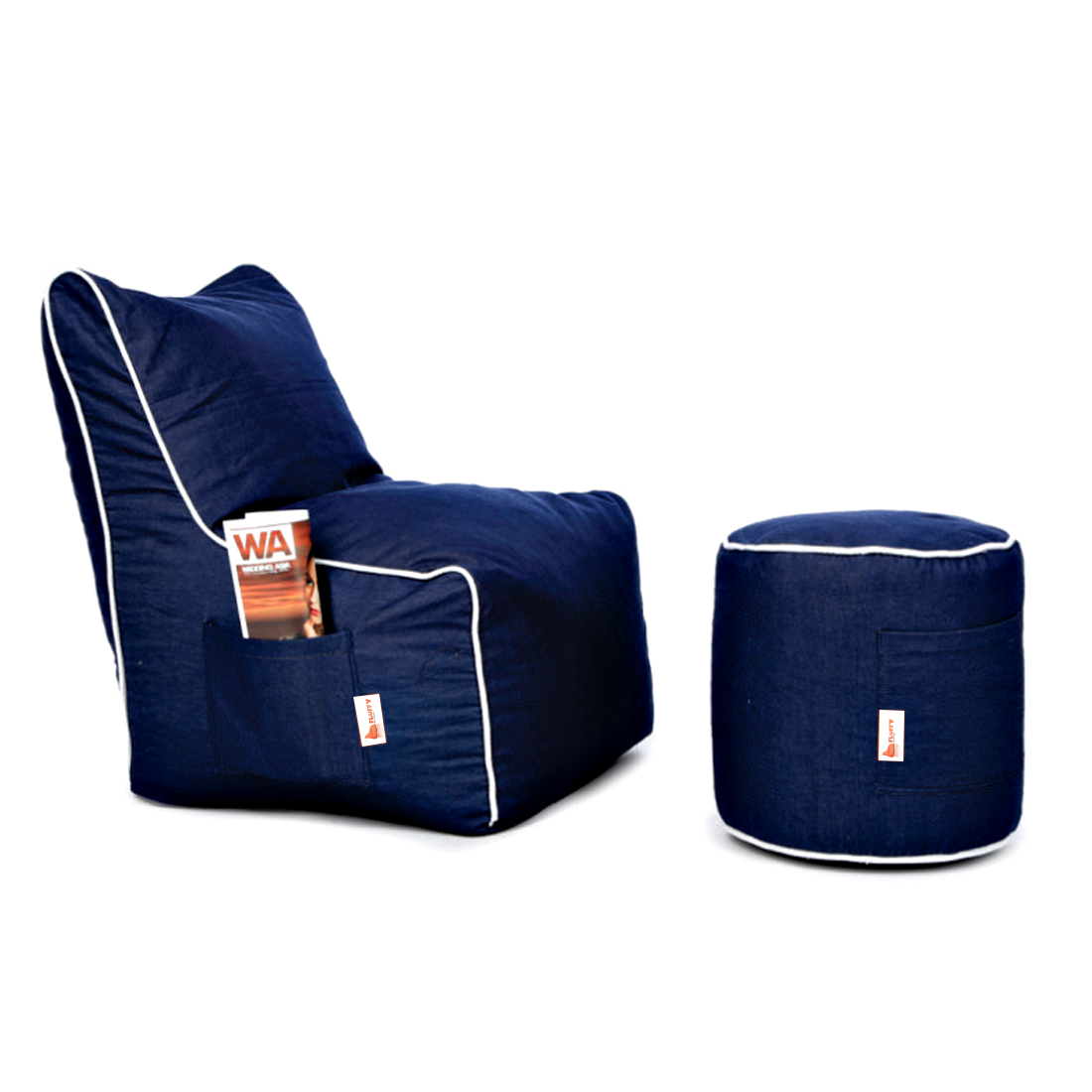 Denim Bean Bag