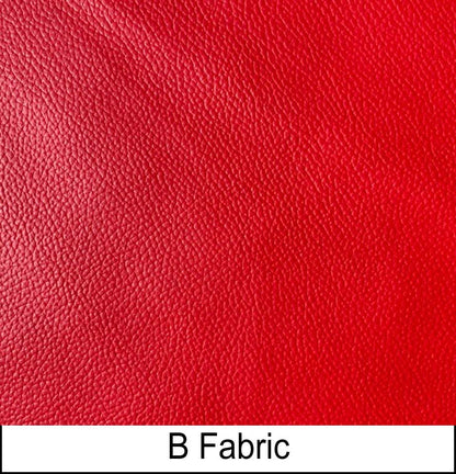 Fluffy Premium Fabric Classic XXXL Red Black Bean Bag